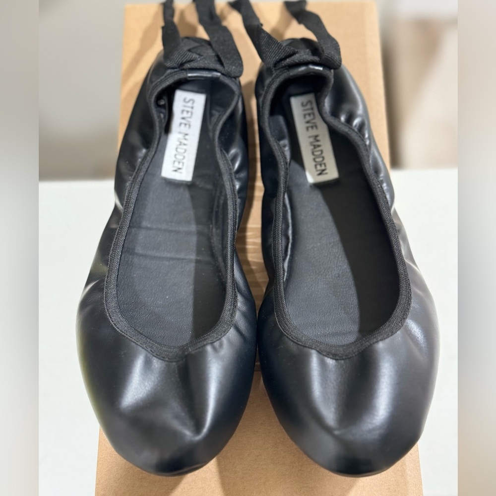Steve Madden Lace Up Ballet Flats Size 8